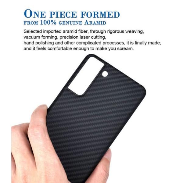 Crater Design Aramid Fibre Phone Case OEM For Samsung S21