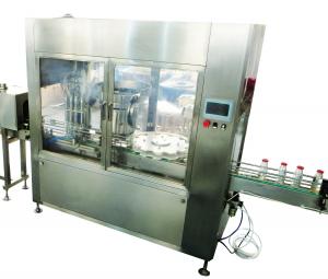 China Automatic Glass Bottle 415V Liquid Filling Capping Machine Vodka Wine Linear Flow on sale