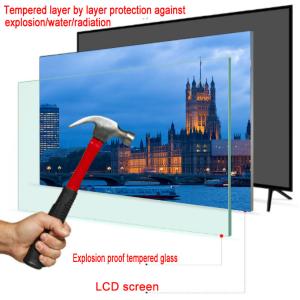 Buy cheap 100'' Smart Android LCD LED 4K Double Tempered Glass TV Screen Television HD from wholesalers