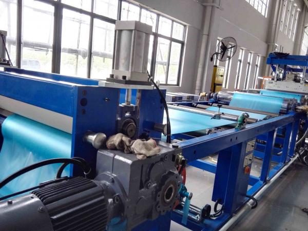 Quality Soft Plastic Sheet Extrusion Machine , Flexible PVC Sheet Extrusion Equipment Production Line for sale