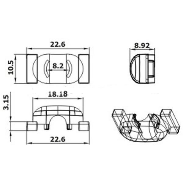 PMMA optical or PC Led street single lens , Led Optical Lens for 1W 3W Edison LEDS