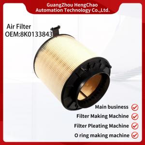 Buy cheap Air Cleaner Manufacturing Equipment Produce Car Engine Auto Air Filter Air Cleaner OEM 8k0133843 product