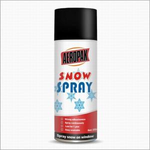 China Aeropak Snow Flocking Spray For Artificial Christmas Trees Party Decorations on sale