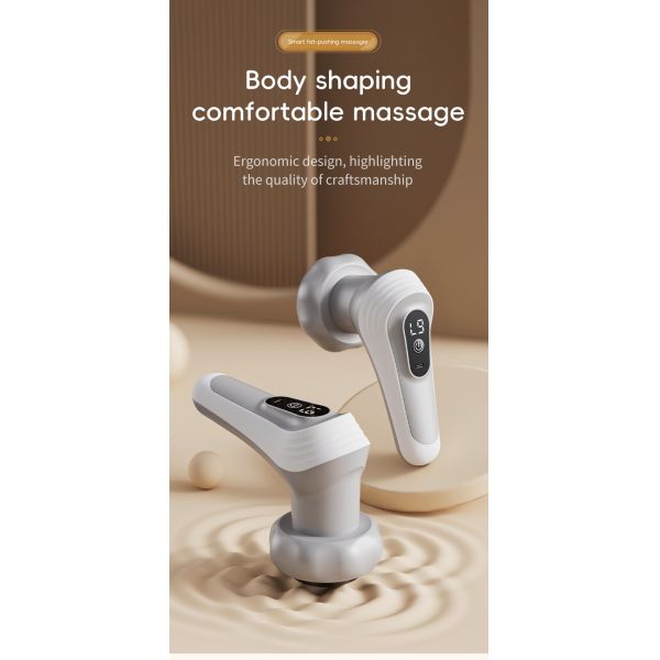 Wireless Vibration Massager with 9 Massage Modes, USB Rechargeable and Heating Function for Full Body Relaxation