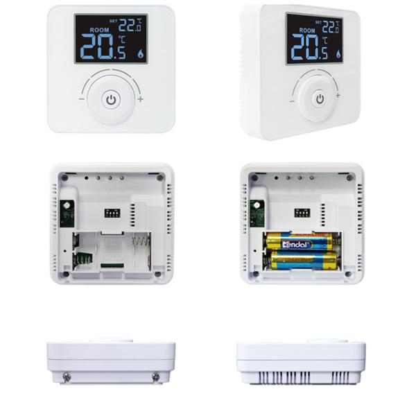 8A 230V Digital Wired Room Thermostat 0℃-40℃ Temperature Range