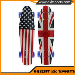 Buy cheap OEM Color Water Transfer Printing cruiser plastic complete skateboard With Water Transfer Printing product