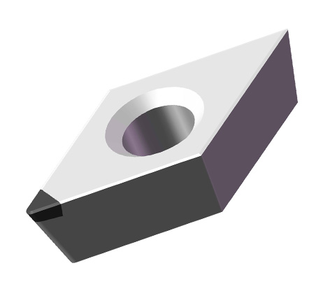Aerospace PCD PCBN Tools , Various Grits PCD Cutting Inserts