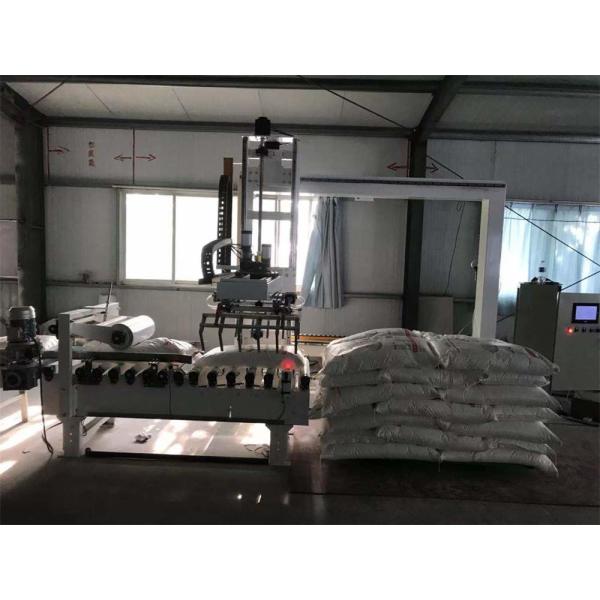 Automated Palletizer Machine With PLC Control For Bags Bottles Boxes Palletizing