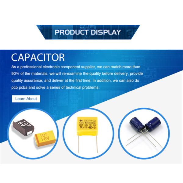 T491B107K010AT 100uF Molded Tantalum Capacitor 1.2Ohm Electronic Capacitors