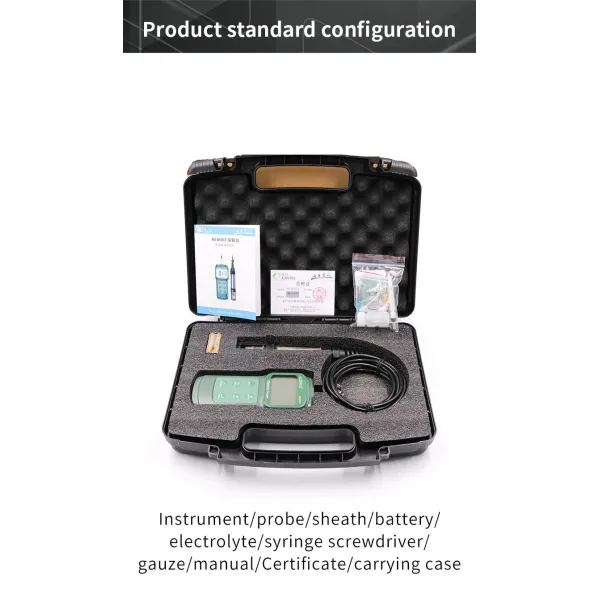 Digital Portable Dissolved Oxygen Meter for Aquaculture Water Analysis