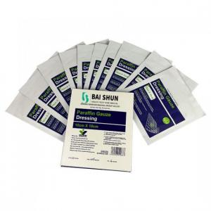 Buy cheap Custom Medical Sterile Disposable Wound Dressing Paraffin Gauze product