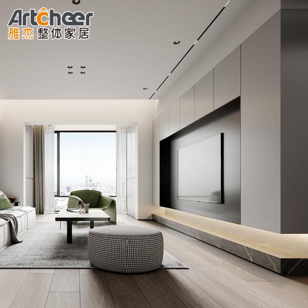 Modern Stylish TV Cabinet Wall Mounted with Customized Size and Eco Friendly Material