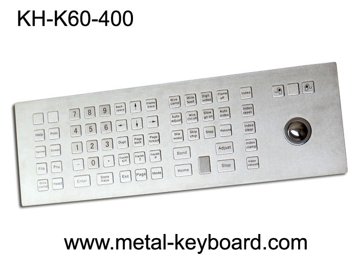 Buy cheap Weather - Proof Industrial Keyboard with Trackball , Kiosk trackball keyboard Metal product