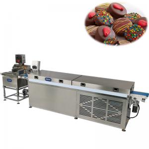 Buy cheap PE15 Commercial tunnel cooling automatic floor type chocolate enrobing machine product