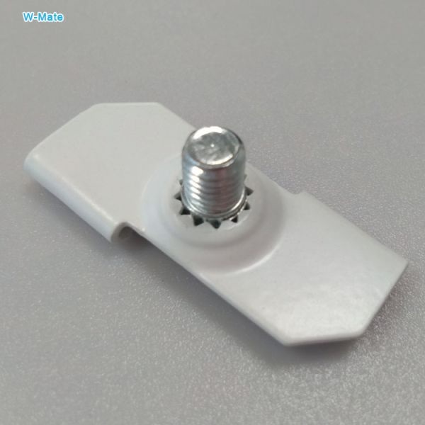 M6 Thread Steel T Bar Clip Connectors Fastening Drywall Light Holders Ceiling Accessories White Paint Lightweight Easy