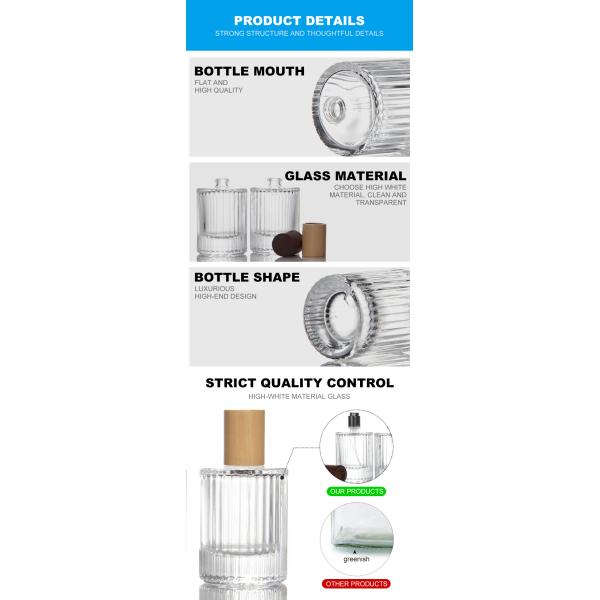 100ml Cosmetic Packaging Spray Bottle Empty Bottles Glass Perfume Bottles