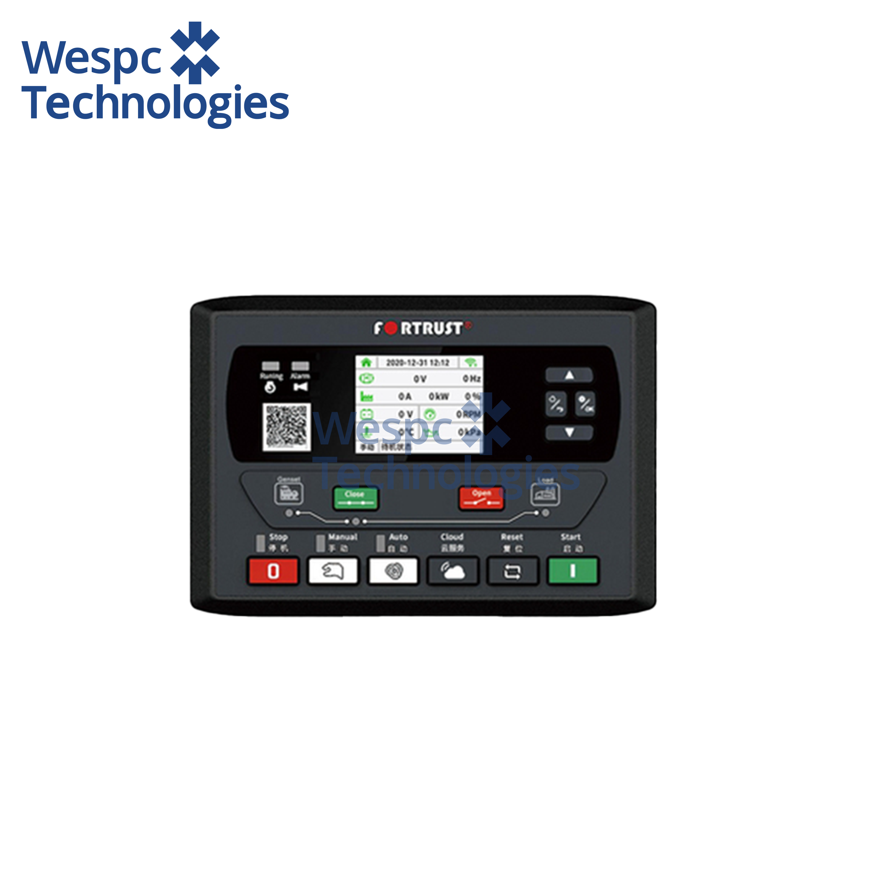 Wespc Original GEC6110D-458-CAN Generator Controller ATS Control Module