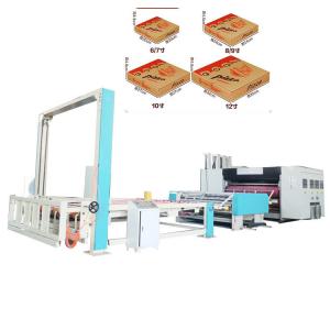 China Pizza Box Flexo Printing Corrugated Carton Box Machine 2600mm on sale