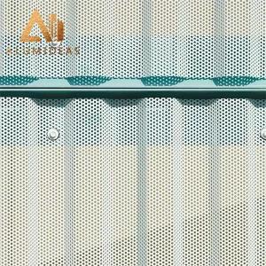 Buy cheap Corrugated perforated aluminum panel from wholesalers