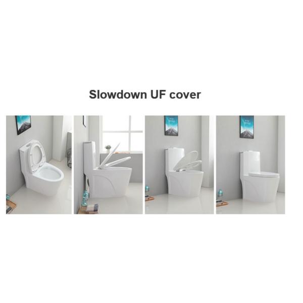 Siphon Flushing Type One Piece Toilet With Slowdown UF Cover