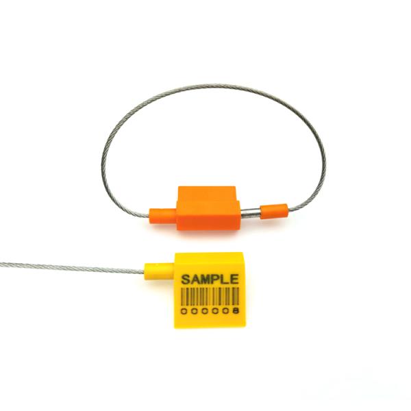 250*27.5*12.4 mm Fixed Length Cable Security Seal with 2.8 KN Tensile Strength and ABS Material
