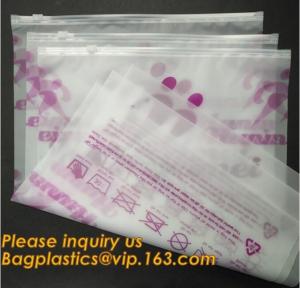 China Custom Printed Thick Plastic Poly Zip Lock Waterproof Slider Bags Thick Plastic Poly Bags For swimwear/bikini,bagplastic on sale
