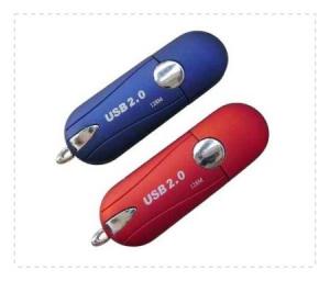 Color Customized Plastic USB Stick With Cap 256MB To 128GB Storage Available