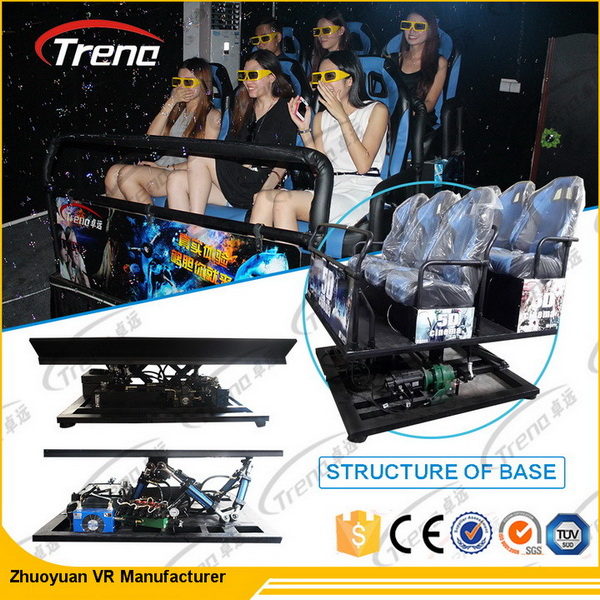 Outdoor Electronic 5D Motion Ride , 5D Movie Theatre With Virtual Reality Controller