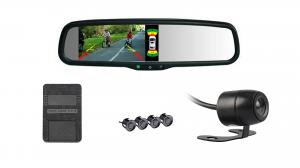 Buy cheap 5 LCD Car Parking Sensor System 640*480 High Resolution Rearview Mirror product