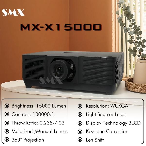 Outdoor Large Venue Engineering Projectors 15000 Lumen LCD Laser WUXGA Projector