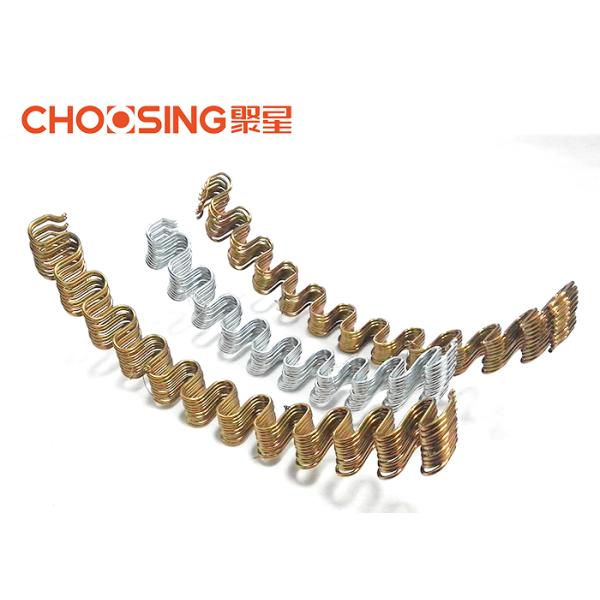Customized 3.4mm Zig Zag Sofa Springs Loop Height 46 - 48mm Anti Rust Featuring