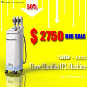 China promotion three handle apollo IPL beauty hair removal machines for wrinkles, acne on sale