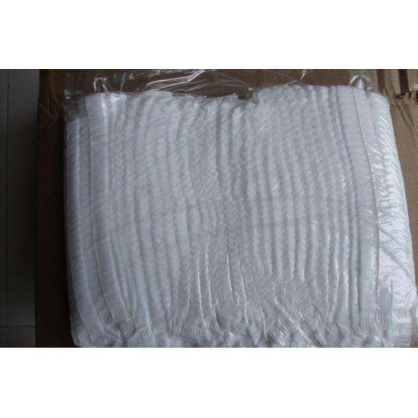Customized Request Offered Non Woven PP Single Elastic Disposable Strip Clip Mob Cap