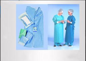 Buy cheap Feeling Soft Disposable Hospital Gowns Unisex Convenient Good Tensile Strength product