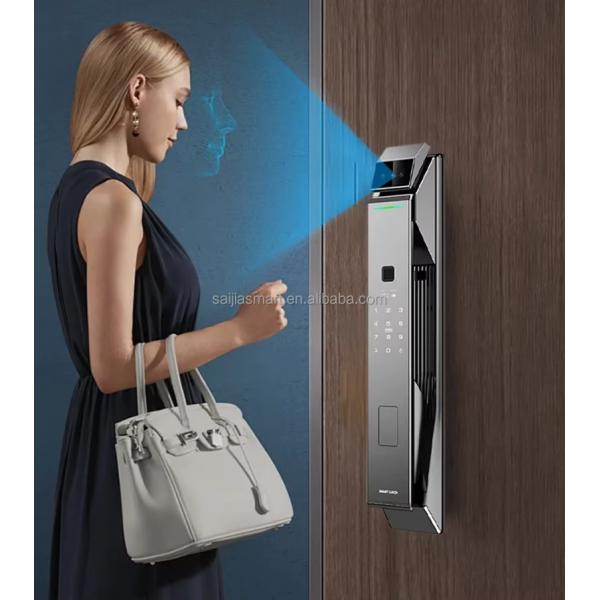 Automatic Fingerprint Lock Tuya Smart Lock 3d Face Recognition Door Lock