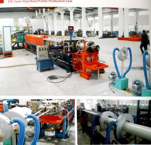 Buy cheap SP-75 EPE foam pipe/rod profile production line product