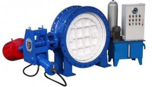 China PN2.5~PN40 Hydraulic Operated Butterfly Valve DN150~DN4800 on sale