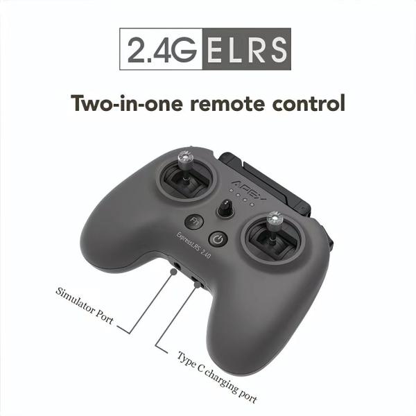 XJ202 HOT SALE ELRS REMOTE CONTROL TOY MOBILE COMPUTER GAME REMOTE CONTROLLER FLYING SIMULATOR GAMEPAD