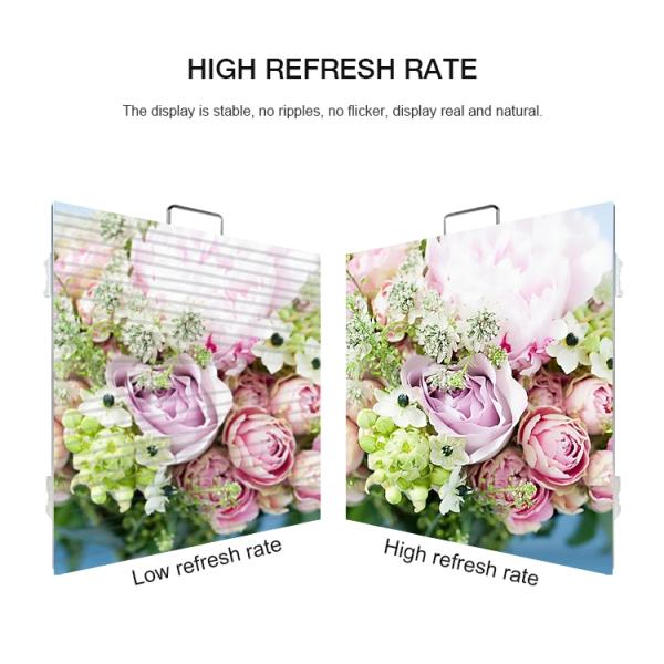 Lightweight Indoor Full Color LED Display 1000CD/M² Brightness Wide Viewing Angle