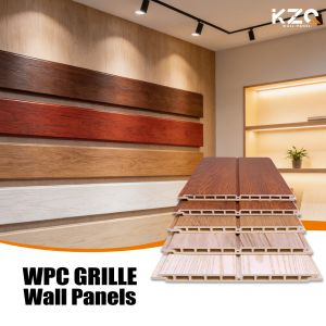 China Waterproof WPC Wall Cladding Wooden Plastic Composite Wood Panel For Wall Decor on sale