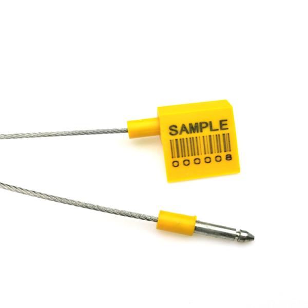 250*27.5*12.4 mm Fixed Length Cable Security Seal with 2.8 KN Tensile Strength and ABS Material