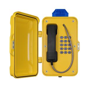Buy cheap IP67 Industrial Weatherproof Telephone With Beacon , PoE Powered Tunnel Phone product