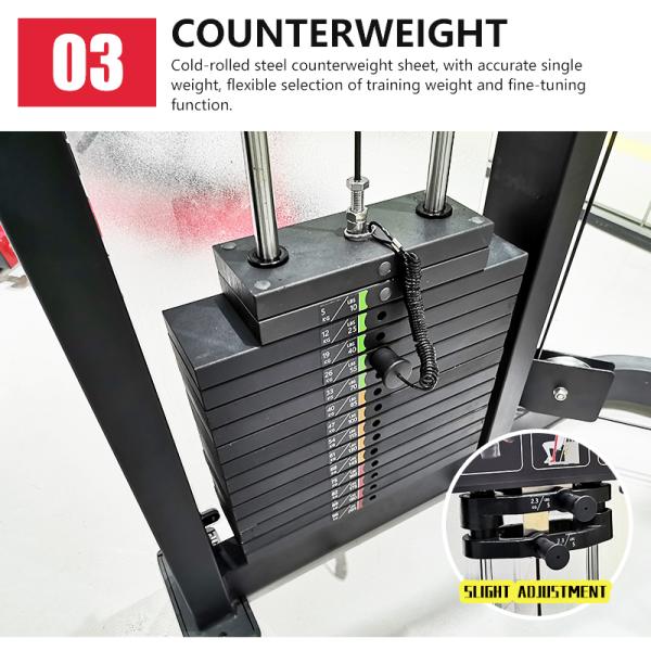 Medium Loader Befreeman Seated Pin Loaded Lat Pulldown Machine Low Row Machine