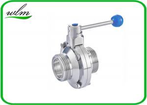 Buy cheap Sanitary Manual Butterfly Valve With Pull Rod Handle product