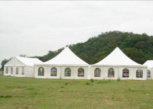 Buy cheap Durable 10 x 10 Canopy Tent , Aluminium Marquee Frame Tent 5.7 M Ridge Height product