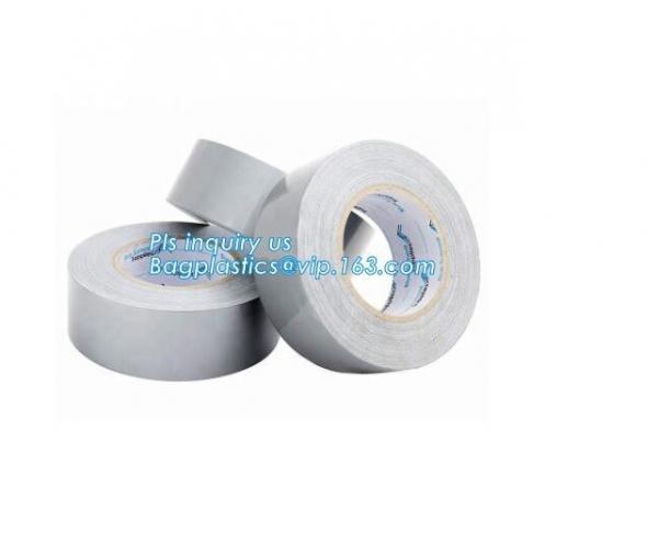 aluminum foil duct tape waterproof aluminum tape with bottom paper,OEM free sample strong Adhesive Logo Printed Tapes Cl