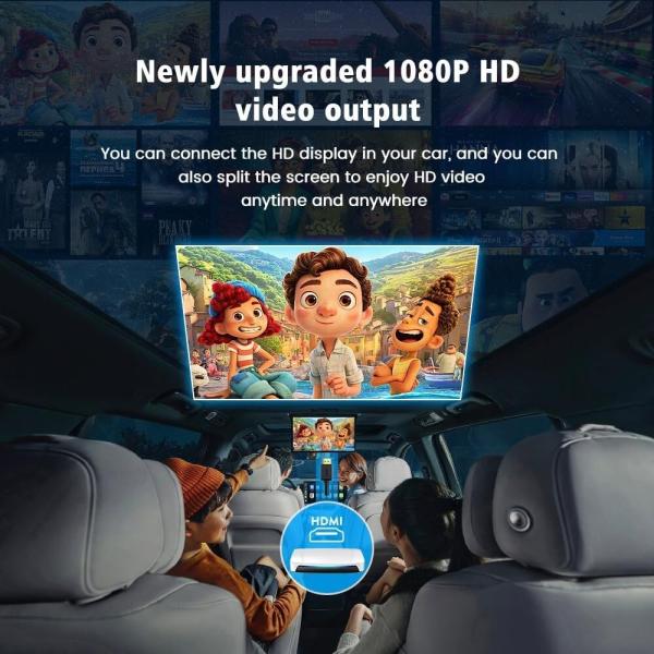 Wired to Wireless Adapter Carplay & Android Auto To Tbox Youtube Netflix Car Multimedia Play Carlink TBox UHD HDMI Ai Box