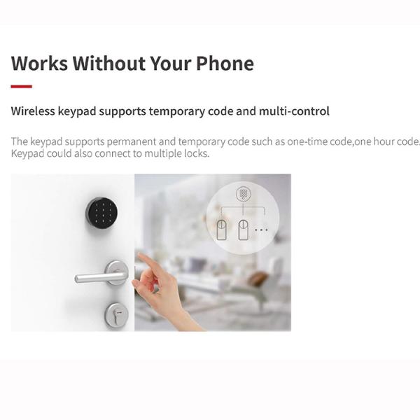 Effortless Entry Blue tooth Network APP Password Wireless Smart Deadbolt Door Locks