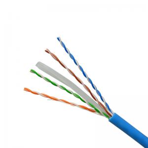 Buy cheap 0.5 CCA Conductor 24awg 305m CAT6 Network Cable product