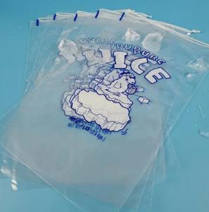 Buy cheap 2KG 3KG Polythene Ice Cube Freezer Bags waterproof Recyclable product